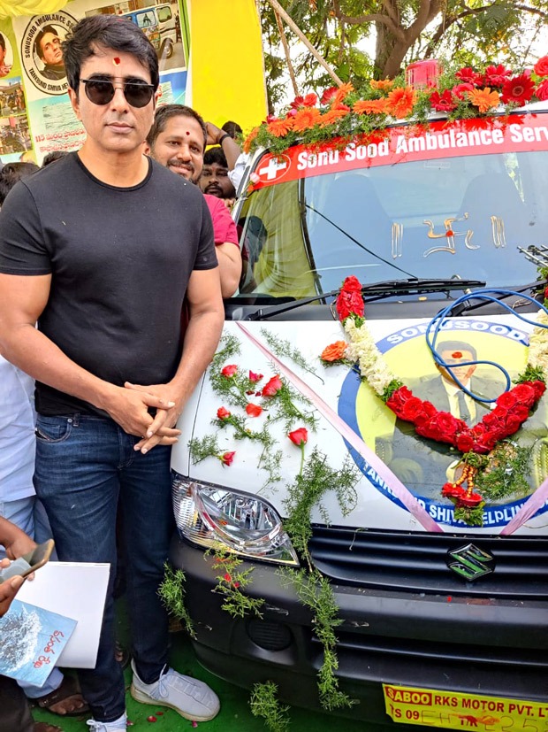 Ambulance service started in Telangana under Sonu Sood's name to help Underprivileged patients across cities and villages