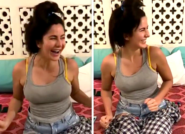 Katrina Kaif burst out laughing as she attempts a new hair trick; watch