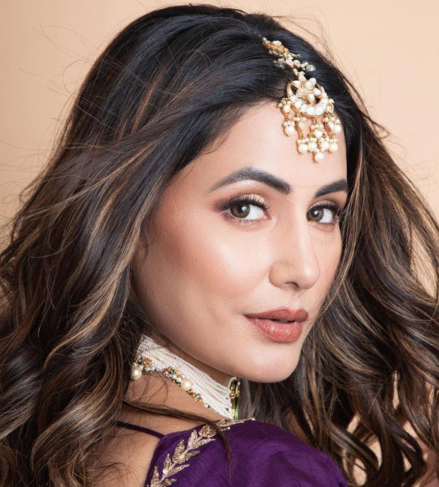 Hina Khan's purple lehenga worth Rs. 96,800 is a must-have for the wedding season wardrobe