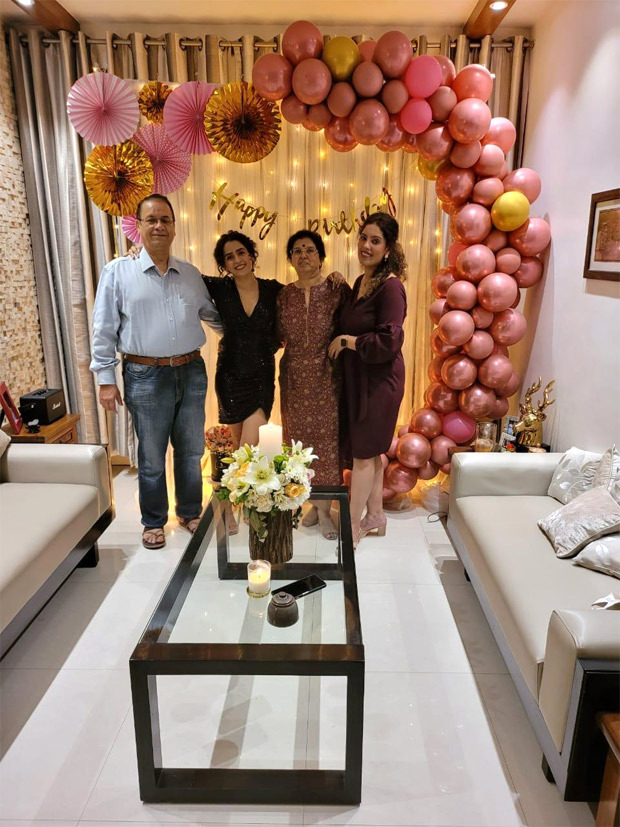 Sanya Malhotra celebrated her 29th birthday with family and close friends in Delhi