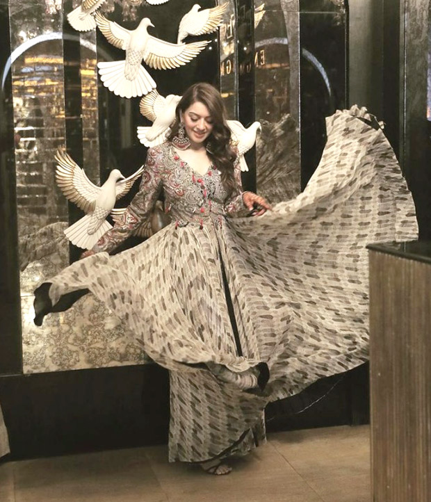 Hansika Motwani makes a statement in boho printed dress for her brother's lavish wedding in Jaipur