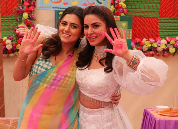 Ridhi Dogra of The Married Woman graces the sets of Kundali Bhagya and Kumkum Bhagya