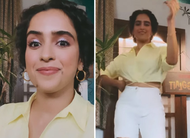 Sanya Malhotra says 'pagglait pawri is on' while showing off her dance moves in latest vide