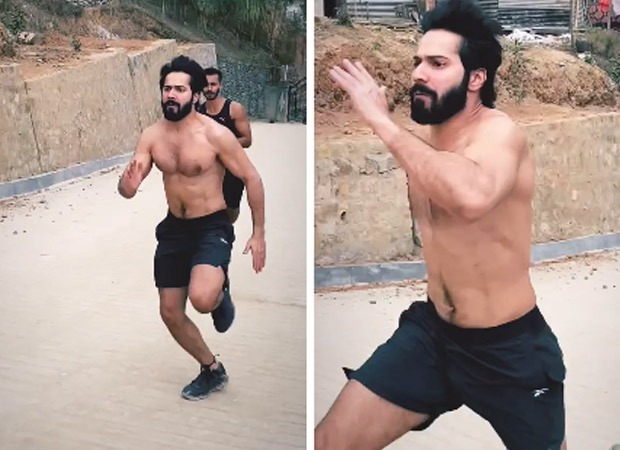 Varun Dhawan gets ripped for Bhediya, posts a video of himself running shirtless