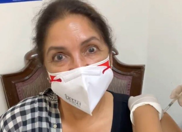 Neena Gupta takes the first dose of COVID-19 vaccination; shares video